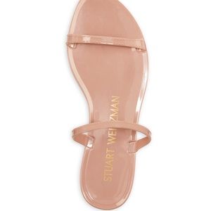 Nude jelly sandals from Stuart Weitzman!
